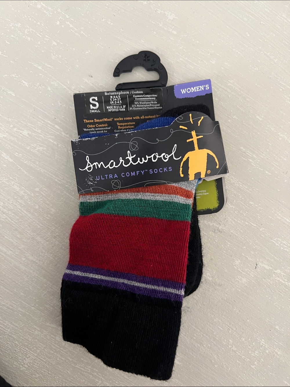 Smartwool Saturnsphere Women’s Small Merino Wool Socks NWT Cushion